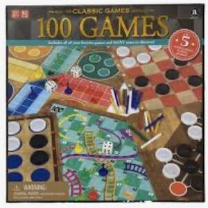 Ambassador Classic Games 100 Games in one Box Brand New Family Fun new in box